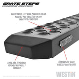 Westin Grate Steps Running Boards 79 in - Textured Black - 27-74735