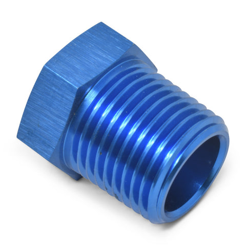 Russell Performance 3/8in Male to 1/8in Female Pipe Bushing Reducer (Blue) - 661570