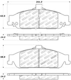 StopTech Sport Brake Pads w/Shims and Hardware - Rear - 309.07270