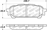 StopTech Street Touring 03-05 WRX Rear Brake Pads - 308.10040