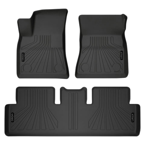 Husky Liners 18-19 Tesla 3 MOGO Black Front & Second Row Floor Liners - 70458