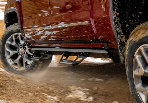 N-Fab Predator Pro Step System 16-17 Nissan Titan/Titan XD Crew Cab - Tex. Black - PRN1677CC-TX