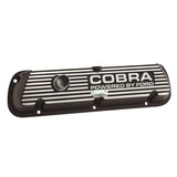 Ford Racing Black Satin Valve Cover Cobra - M-6582-A