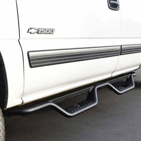 Westin 99-13 Chevrolet Silverado 1500 (Ext. Cab) Outlaw Drop Nerf Step Bars - Textured Black - 20-11685