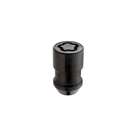 McGard Wheel Lock Nut Set - 5pk. (Cone Seat) M12X1.5 / 3/4 Hex / 1.46in. Length - Black - 24526