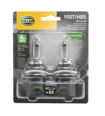 Hella Bulb 9007 12V 65/55W Px29T T4625 +50(2) - 9007P50TB