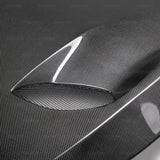 Seibon 17-19 Infiniti Q60 TSII-Style Carbon Fiber Hood - HD17INFQ60-TSII