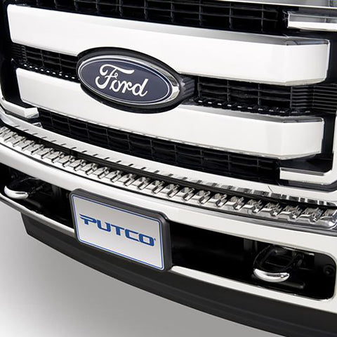 Putco 11-16 Ford SuperDuty - Front Bumper Cover Stainless Steel Bumper Covers - 94120