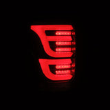 AlphaRex 07-13 Toyota Tundra LUXX-Series LED Tail Lights Black-Red - 670050