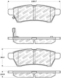 StopTech Street Select Brake Pads - Front - 305.11000