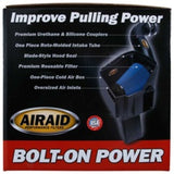 Airaid 10-13 Ford F-250 / F-350 Super Duty 6.2L CAD Intake System w/ Tube (Dry / Blue Media) - 403-273