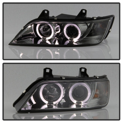 Spyder BMW Z3 96-02 Projector Headlights LED Halo Smoke High H1 Low H1 PRO-YD-BMWZ396-HL-SM - 5009104