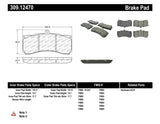 StopTech Performance ST-60 Front or Rear Caliper Brake Pads - 309.12470