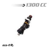 BLOX Racing Eco-Fi Street Injectors 1300cc/min w/1/2in Adapter Honda B/D/H Series (Single Injector) - BXEF-06514.11-1300-SP