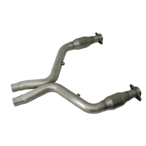 BBK 11-14 Mustang 5.0 Short Mid X Pipe With Catalytic Converters 3.0 For BBK Long Tube Headers - 1658