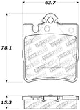 StopTech Performance Brake Pads - 309.08760