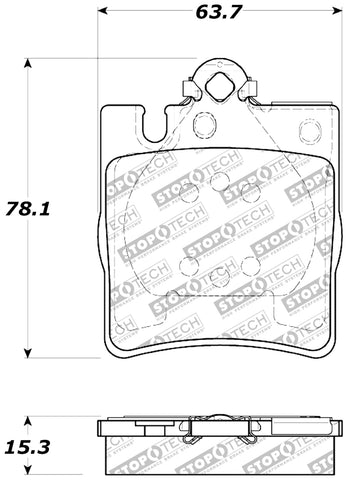 StopTech Performance Brake Pads - 309.08760