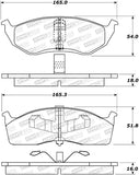 StopTech Street Brake Pads - 308.06420