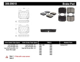 StopTech Performance ST-22 2-Piston Rear Caliper Brake Pads - 309.09610