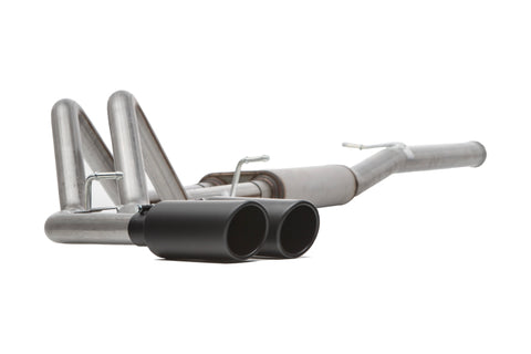 Gibson 15-18 Chevrolet Silverado 1500 LS 5.3L 3in/2.25in Cat-Back Dual Sport Exhaust - Black Elite - 65663B