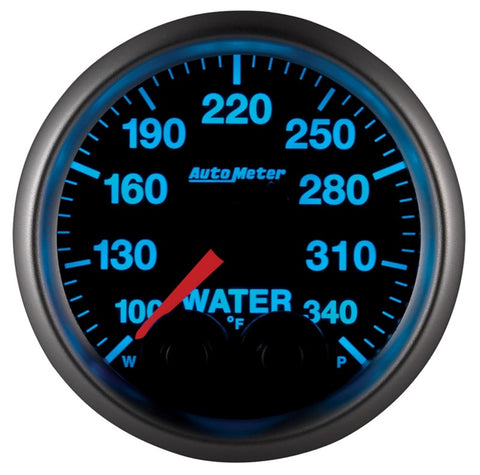 Autometer Elite 52mm 100-340 Deg F Water Temperature Peak and Warn Gauge w/ Electonic Control - 5655