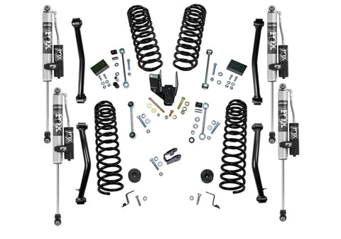 Superlift 18-22 Jeep Wrangler JL (NO Mojave) 4WD 4in. Dual Rate Coil Lift Kit w/Fox 2.0 Res Shocks - K186FX