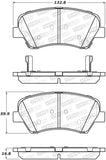 StopTech Street Brake Pads - Front - 308.15430