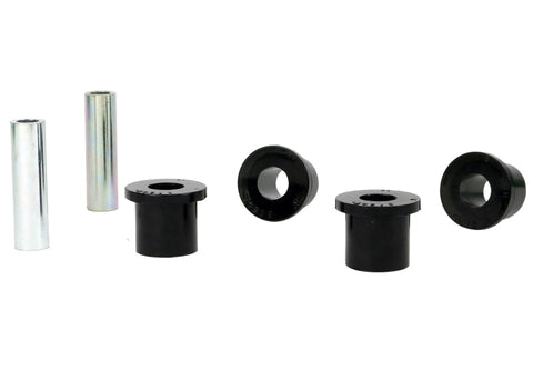 Whiteline Plus 97-05 Nissan Frontier D22 2WD Rear Spring Eye and Shackle Bushing - W71647