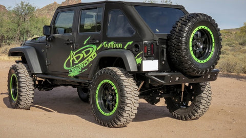 Addictive Desert Designs 07-18 Jeep Wrangler JK Venom Rear Bumper - R952251370103