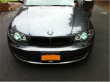 Spyder BMW E87 1-Series 08-11 Projector Headlights LED Halo Black High H1 Low H7 PRO-YD-BMWE87-HL-BK - 5008985