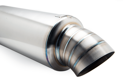 BLOX Racing 3.5in Street Muffler With Turndown Tip - BXEX-00111