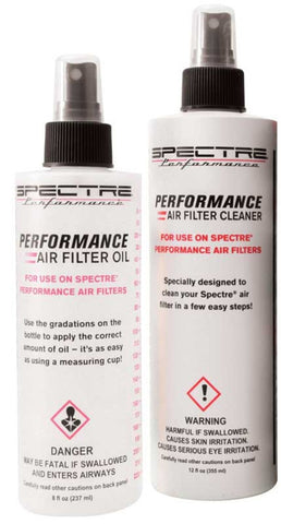 Spectre Accucharge Kit for HPR Filters (Includes 12oz. Cleaner / 8oz. Oil) - HPR4820