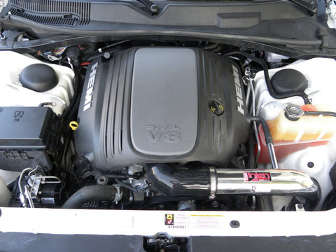 Injen 09-14 Dodge Challenger Hemi 5.7L V8 SRT-8 6.1L 5.7L V8 Polished Power-Flow Air - PF5061P