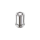 McGard Wheel Lock Nut Set - 4pk. (Tuner / Cone Seat) M12X1.5 / 13/16 Hex / 1.24in. Length - Chrome - 25257