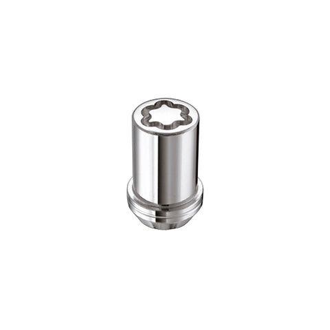 McGard Wheel Lock Nut Set - 4pk. (Tuner / Cone Seat) M12X1.5 / 13/16 Hex / 1.24in. Length - Chrome - 25257