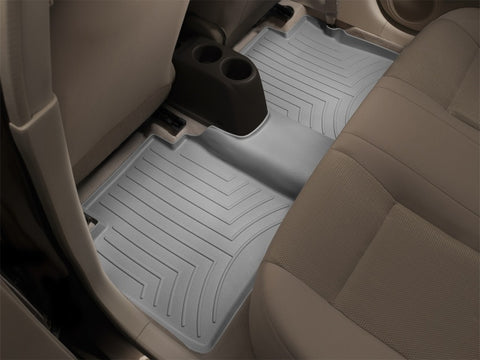 WeatherTech 2017+ Ford F-250/F-350/F-450 SuperCab Rear FloorLiner - Grey (w/ 1st Row Bench Seat) - 466975