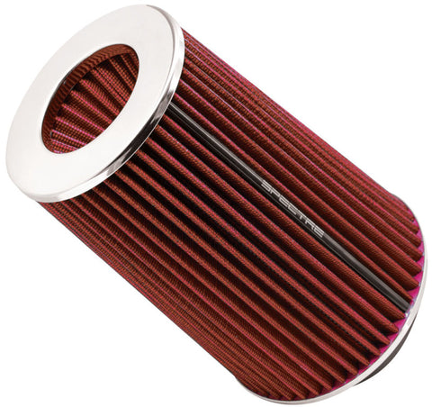 Spectre Adjustable Conical Air Filter 9-1/2in. Tall (Fits 3in. / 3-1/2in. / 4in. Tubes) - Red - 9732