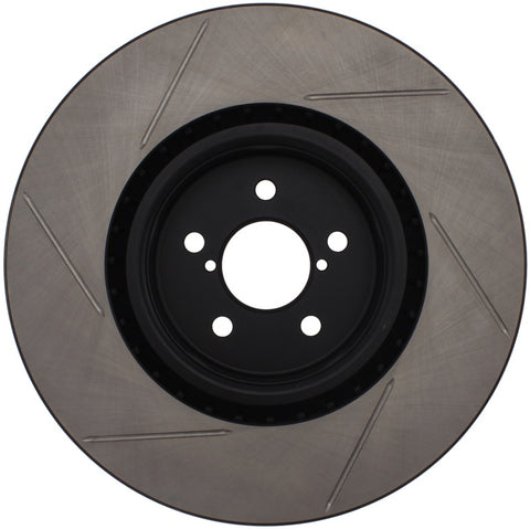 StopTech Power Slot 04 STi Front Left SportStop Slotted Rotor - 126.47019SL