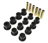 Energy Suspension 87-96 Jeep Wrangler Black Front/Rear Spring and Shackle Bushing - 2.2107G