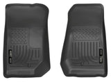 Husky Liners 07-12 Jeep Wrangler WeatherBeater Black Floor Liners - 18021