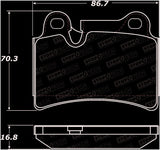 StopTech Street Brake Pads - 308.12770