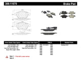 StopTech Performance 06-10 Audi A3 / 08-10 Audi TT / 06-09 VW GTI / 05-10 Jetta Front Brake Pads - 309.11070