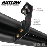 Westin 2020 Jeep Gladiator Outlaw Nerf Step Bars - Textured Black - 58-54165