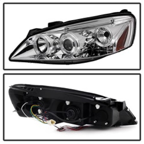 Spyder Pontiac G6 2/4DR 05-08 Projector Headlights LED Halo LED Chrm PRO-YD-PG605-HL-C - 5011602