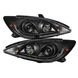 Spyder Toyota Camry 02-06 Projector Headlights DRL Black High H1 Low H1 PRO-YD-TCAM02-DRL-BK - 5042798