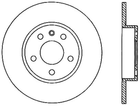 StopTech Slotted & Drilled Sport Brake Rotor - 127.33097R