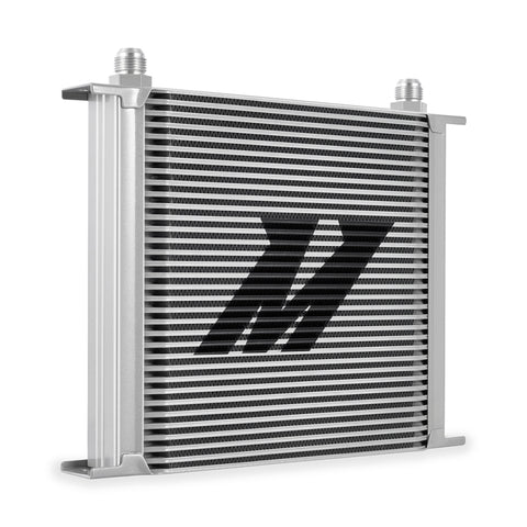 Mishimoto Universal 34 Row Oil Cooler - Silver - MMOC-34SL