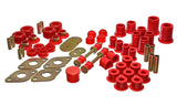 Energy Suspension 89-95 Toyota 4WD Pickup (Except T-100 & Tundra)  Red Hyper-Flex Master Bushing Set - 8.18101R