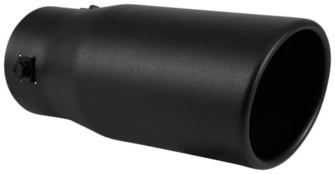 Spectre Exhaust Tip 3-1/2in. OD / Slant - Black - 22360