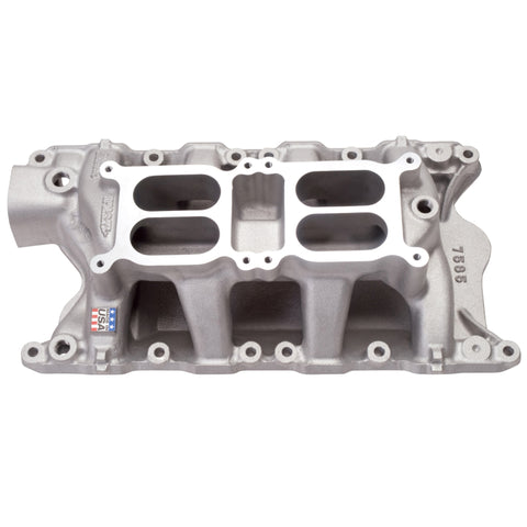 Edelbrock Ford 351 W Dual Quad Air Gap Manifold - 7585